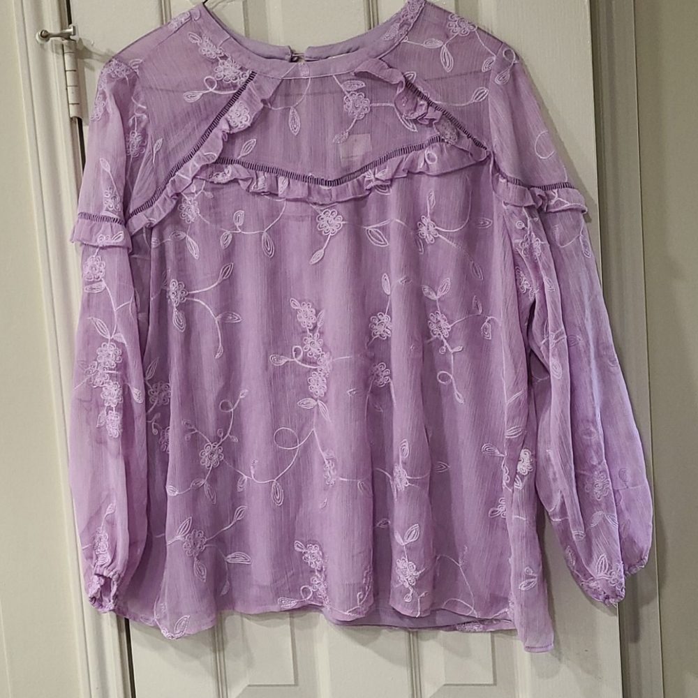 Lavender blouse